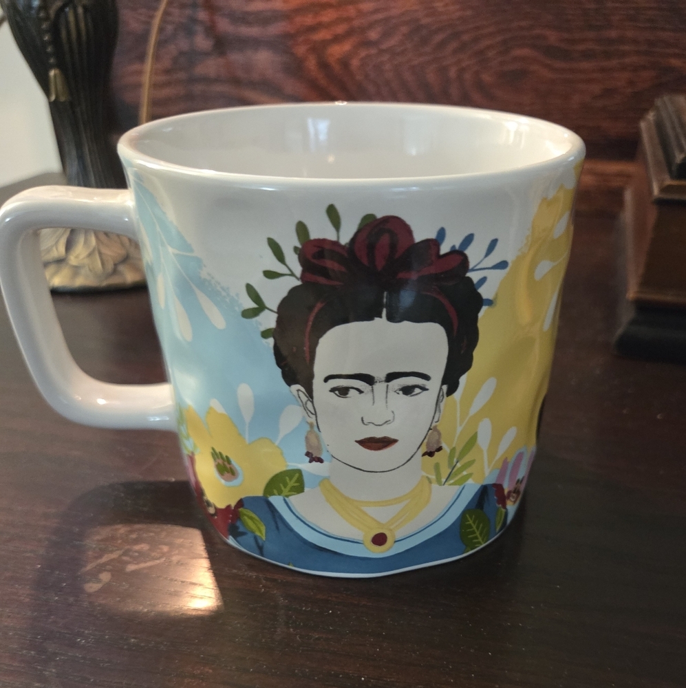 Artistic Frida Kahlo Mug In Colorful Design